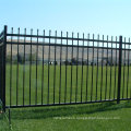 Powder Coated Black Ornamental Residential Decorative Metal Garden Fence.